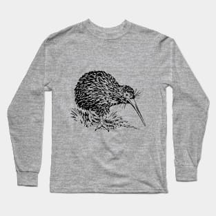 Cute kiwi bird gift ideas tees hoodies home decor gifts Long Sleeve T-Shirt